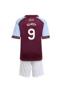 Aston Villa Harvey Elliott #9 Babytruitje Thuis tenue Kind 2025-26 Korte Mouw (+ Korte broeken)